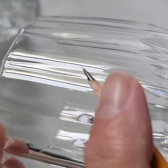 Cristal D'Arques-Durand mugs two Bretagne lead crystal clear hot beverage - Picture 11 of 12